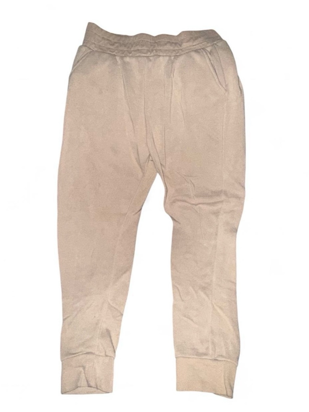 Womens If It Were Me Beige Jogger Sweatpants Sz XL